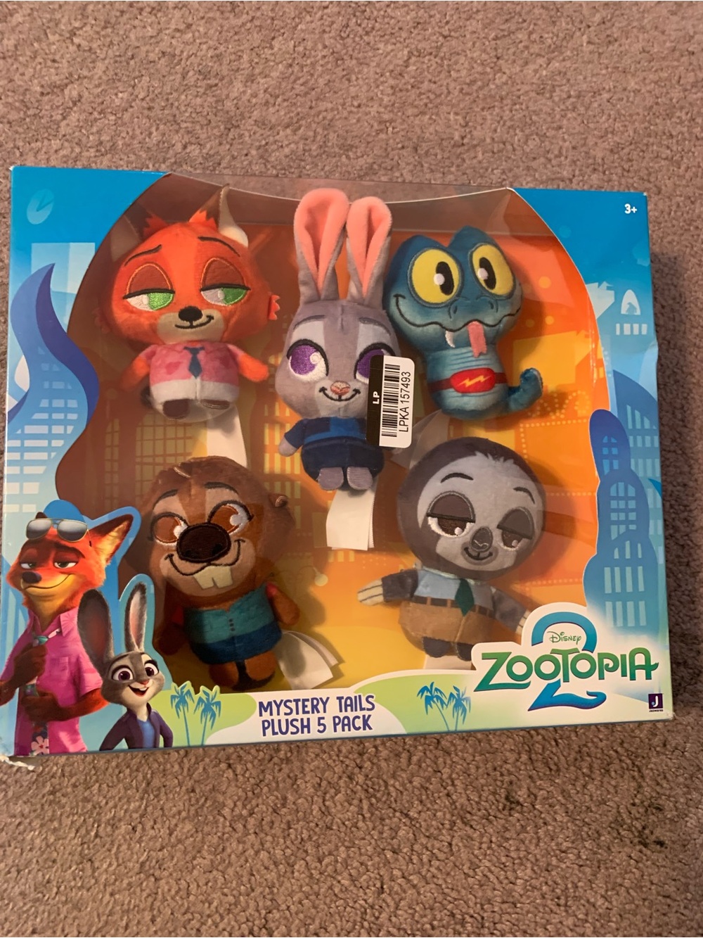Disney Zootopia 2 Mystery Tails Plush 5 Pack